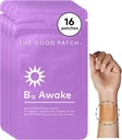 Den gode Patch B12 Awake Patch, Natural Patch med Koffein, B12, og Green Tea Extract, Plant drevet Wearable Wellness, Hjælper med at fremme energi (16 Total Patches)