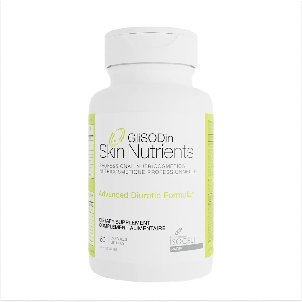 Glisodin Diuretic - Nutractacial forbedrer naturlige dræn for at reducere Hævelsen forbundet med fluid retention - Har oprensning egenskaber At assist i at fjerne toksiner - 60 kapsler