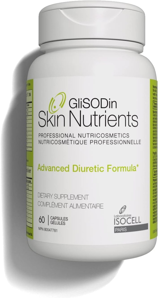 Glisodin Diuretic - Nutractacial forbedrer naturlige dræn for at reducere Hævelsen forbundet med fluid retention - Har oprensning egenskaber At assist i at fjerne toksiner - 60 kapsler