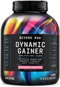 BEYOND RAW Dynamic Gainer, High- Tech Mass Gainer, Optimeret Absorption og forbedret styrke, Jordbær Shortcake, 15 Servere