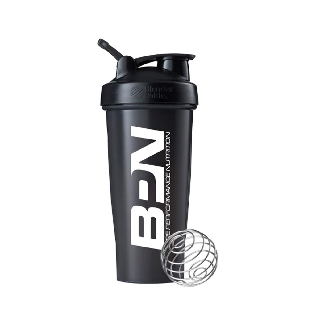 BARE YDEEVNE NUTRITION Blender Flaske Shaker Flaske, 28 oz Shaker Flaske med Wire Whisk, Sort