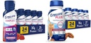 Sikre COMPLETTE Nutrition Shake, 30g Protein, Meal Erstatning Shake, med Nutrients for immunforsvar, Strawberry, 10 Fl Oz & Plus Butter Pecan Nutrition Shake, Meal Erstatning Shake, 24 Pack
