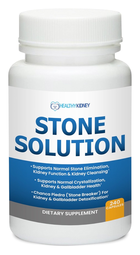 Stone Solution Capsules- Natural Dissolver, Nytney Stone Support & Nytney Cleanser Chanca Piedra Stone Breaker Gallblære Rensning, Flush & Stop Gentagelse, Stone Relief 60 Serveringer