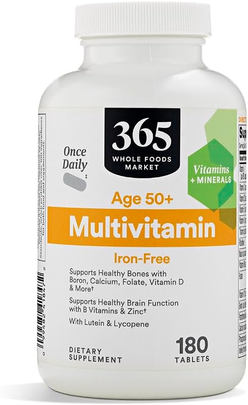 365 by Whole Foods Market, Mature Adult Once Daily Multi, 180 Count