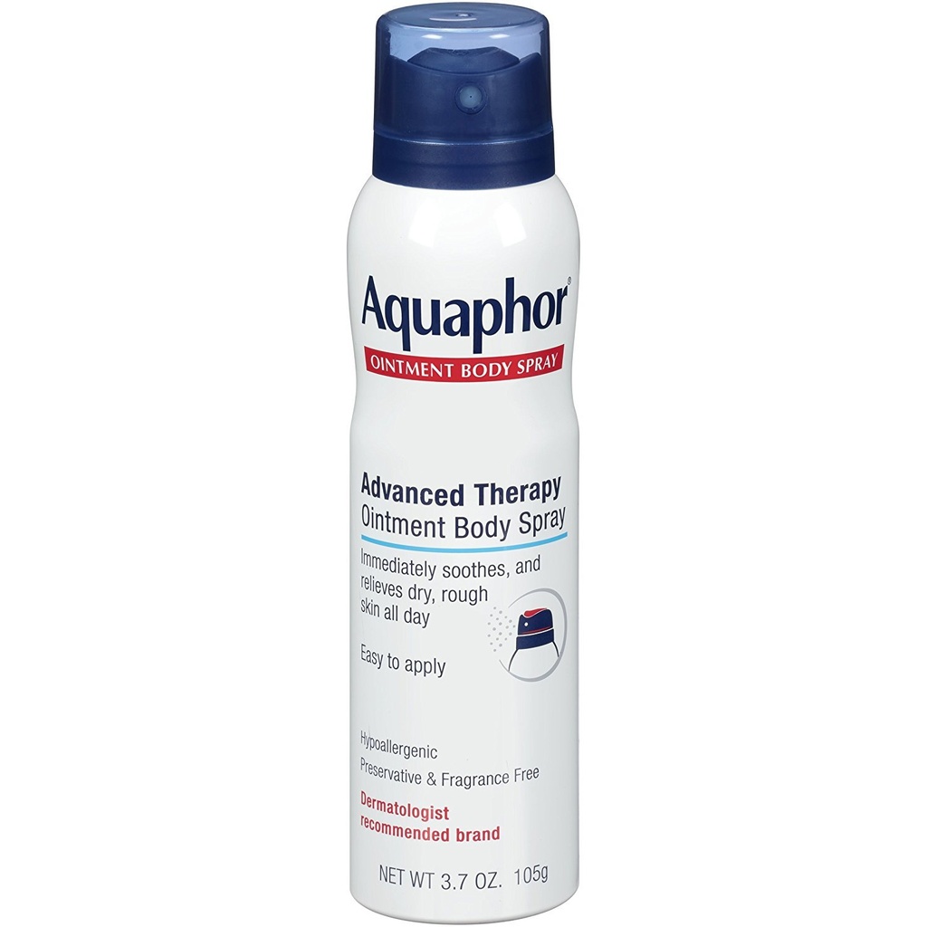 Aquaphorsalve Body Spray - Fugt og heler Tør, Rough Skin - 3,7 oz. Spray Can