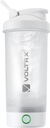 VOLTRX Protein Shaker Flaske, Fusion USB C Genopladelig Elektrisk Protein Shake mixer, Shaker Cups til Protein Shakes og Meal Erstatning Shakes, BPA Free, 24oz