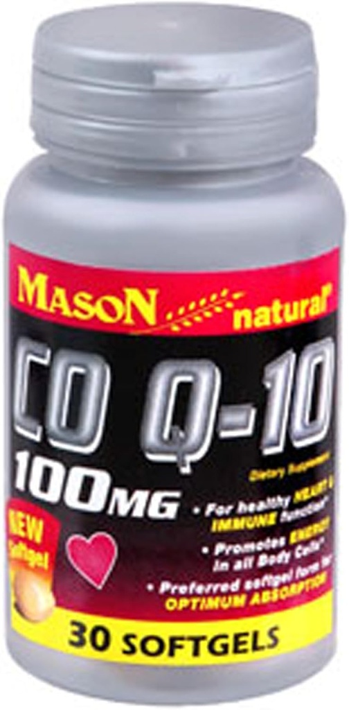 MASON NATURAL Co Q- 10 100 Mg 30 Softgels
