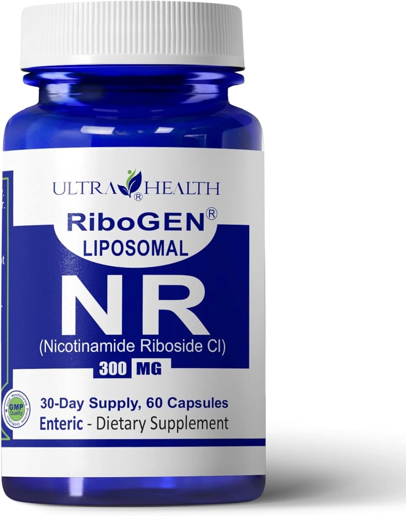 Bedste værdi Nicotinamid Riboside (NR) 300mg, New Enteric Capsules, Liposomal Overtrukket for højeste biotilgængelighed, NAD Supplement, Ultra High Renhed. NMN alternativ.
