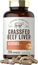 Carlyle Grass Fed Beef Lever Capsules Name 124; 4500mg
