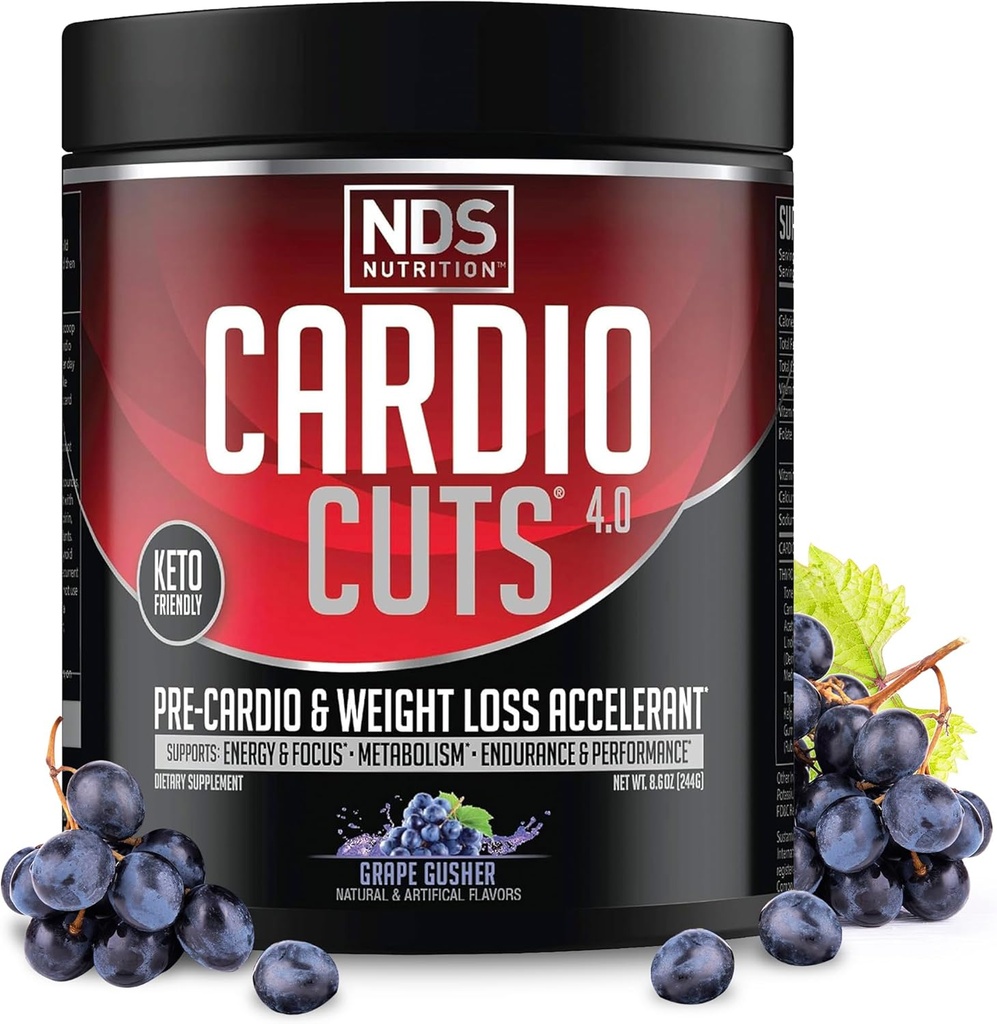 NDS Nutrition Cardio Cuts 4.0 - Grape Gusher, 20 portioner (pakke med 1)