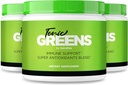 NutraRize (Pack of 3 Tonic Green, All- Natural Supplement i en krukke til immunforsvar, lækker måde at Detox kroppen, pulver til sundhed og wellness anmeldelser (90 Servere)