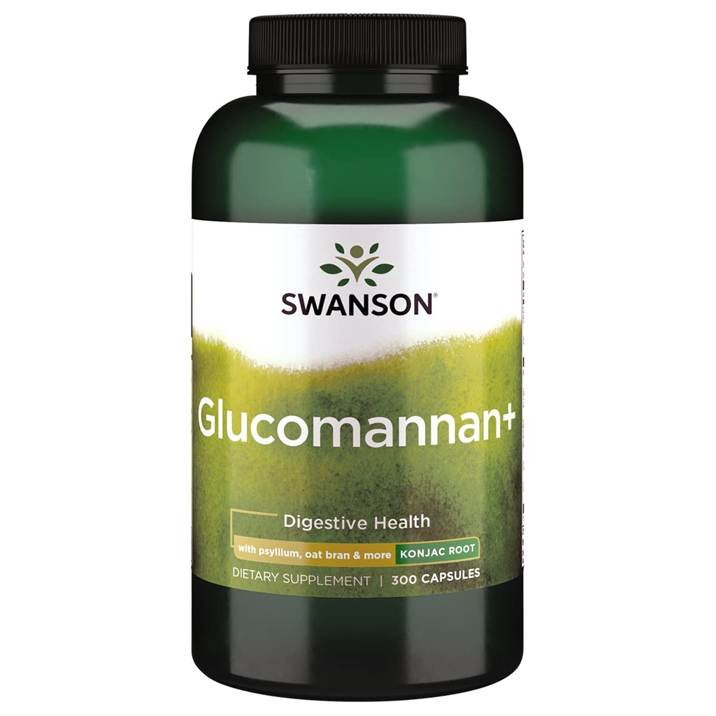 Swanson Glucomannan + 300 Kapsler