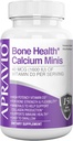 Knoglehygiejne Calcium Minis tabletter, Calciumtilskud w / vitamin D3, Magnesium, zink, kobber, mangan, mineraler til at hjælpe støtte Knoglestyrke, Collagen produktion, immunforsvar, 150ct