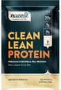 Nuzest - Pea Protein Powder - Clean Lean Protein, Premium Vegan Plant Protein Powder, Dairy Free, Gluten Free, GMO fri, naturligt sødet Protein Shake, Glat Vanilla, 1 Servering, 0.9 oz