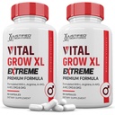 Justified Laboratories (2 Pack Vital Grow XL Extreme Pills 1600MG Premium Formel Proprietary Blend for Men 's Health 120 Kapsler