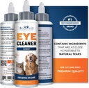 Alle kæledyr øjenskylledråber for Relieve Pink Eye, Allergier Symptomer, Infektioner & Runny, Tør øjne - Pain- Free Treatment Hjælper med at forebygge Abrasioner, Irritationer & Konjunktivitis
