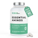 Essentielle Aminosyrer - 300 nemme at synke tabletter / 60 Servering - Alle 9 EAA Aminosyrer med alle 3 BCAA 's Plus 6 Flere EAA' er til at opbygge og reparere muskler, 5-10g pr Servering, Høj i Leucin og Vegan