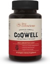 Live Conscious CoQWell - CoQ10 Heart, Brain, og Vaskulære Health Support, Coenzym Q10 Ubiquinone - 60 Softgels - 60 dages forsyning