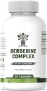 Berberine Supplement med Bitter Melon Extract og Banaba Leaf Extract - 1000mg Berberine HCL for immunsystem - Vægt Management - Non- GMO - Gluten- Free Berberine Complex, 60 Kapsler.