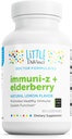 DAVINCI Little Immuni-z + Elderberry - Kids Zink Lozenge til støtte immunsundhed, sunde lunger og hals Tissue * - med vitamin D3, Zink, Elderberry og mere - Lemon Flavor - 60 Lozenges