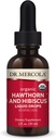 Dr. Mercola Organic Hawthorn og Hibiscus Liquid Drops Kosttilskud, 30 Servere (30 Droppers), Ikke GMO, Gluten Free, Soy Free, USDA Organic