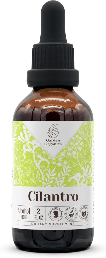 Cilantro Alkohol- Free Natural Tincture Extract, Immunsystemet Booster, Flydende dråber Lavet af 100% Cilantro Tørret Leaf (2 fl oz)