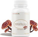 CheezhengHimalaya Reishi Mushroom, Organic Daily Supplements, Immunity Support and Longevity - Vegan, Gluten- Free, Non- GMO, Tibetansk Natural Herbal Supplement - 120 Kapsler, 1400 mg