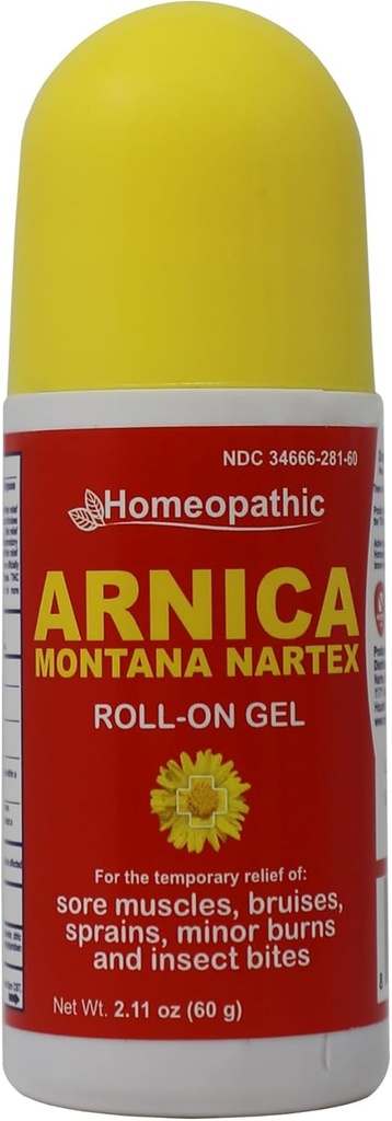 Nartex Arnica Montana ROLL- ON 2.11 Oz