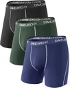 DAVID ARCHY Herre Undertøj Quick Dry Boxer Briefs Sport Breathable Undertøj i 3 Pack No Fly