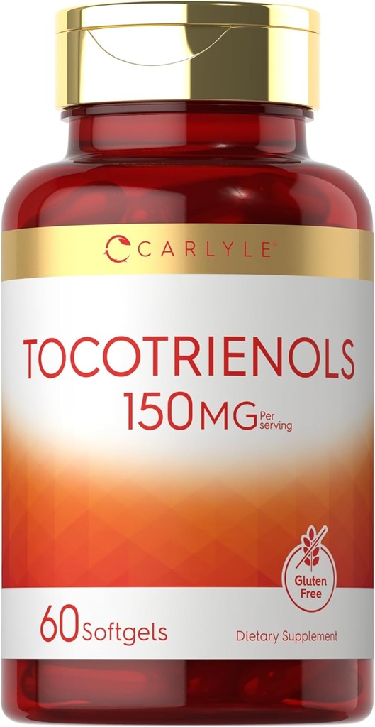 Carlyle Tocotrienols Supplement: 124; 150mg: 124; 60 Softgels: 124; Non- GMO og Gluten Free Complex