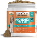 Probiotika til hunde fordøjelsesmedicin supplement Allergi & Itchy Hud - Pet Diarré Gas Behandling Opsæt Mavesæk Relief kylling Flavor 120 Soft Chews