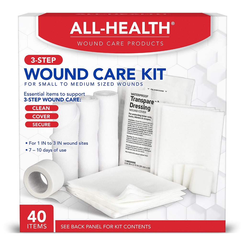 All Health Show Care Kit & Førstehjælpsydelse Supplies, 40 stk.