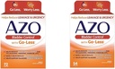AZO Blogen Control med Go- Mindre for Hastighed & Udsivning Relief; 124; 72 & 54 Kapsler