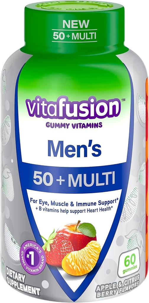 VITAUSION Mænd 50 + Multi Daily Support Supplement 60 Tæl