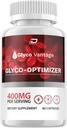 Glyco Vantage kapsler - GlycoVantage Advanced Supplement, Alle naturlige formel til at opretholde sunde niveauer, maksimal styrke Daglig formel, Glyco Ventage kapsler Anmeldelser (1 pakke - 60 kapsler)