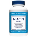 Vitamin Shoppe Niacin - Kolesterol Support - 500 MG (100 Vegetabilske kapsler)
