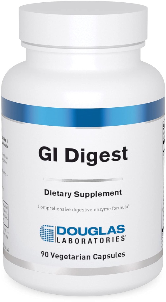 Douglas Laboratories G.I. Den største af de 124; Komplet Enzyme Formel inkl. Gluten og Dairy Enzymes