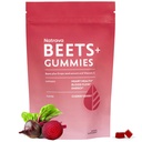 Beets + Gummies - Premium Beet Root Powder, Grape Seed Extract og C-vitamin - understøtter sundt blodtryk og hjerte sundhed - Lavt sukker nitrogenoxid og cirkulering supplement - 50 gummies
