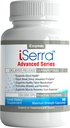 iSerra 250.000 SPU Serrapeptase Enzyme - 90 Maksimal styrke kapsler - Op til 12x mere potent end anden serrapatase - Forsinket frigivelse Technologi- High Potency Non-GMO, Gluten Free, Vegan (pakke med 1)