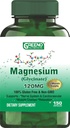 Magnesium (Glycinat) 120 MG tillæg, understøtter stress relief, søvn, hjerte sundhed, nerver, muskler, Metabolisme, 150 kapsler (5 Måneders forsyning)