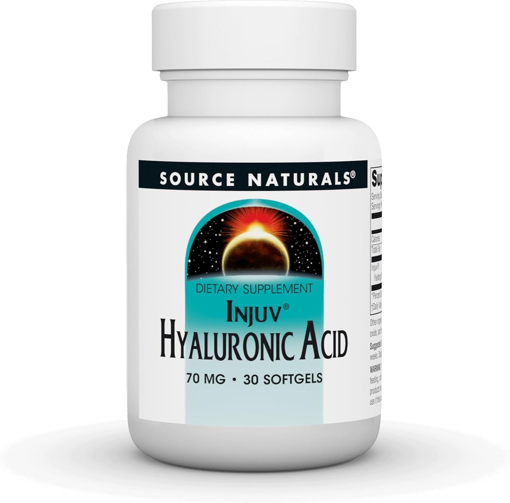 Source Naturals Hyaluronsyre Injuv 70 mg - 30 Softgels