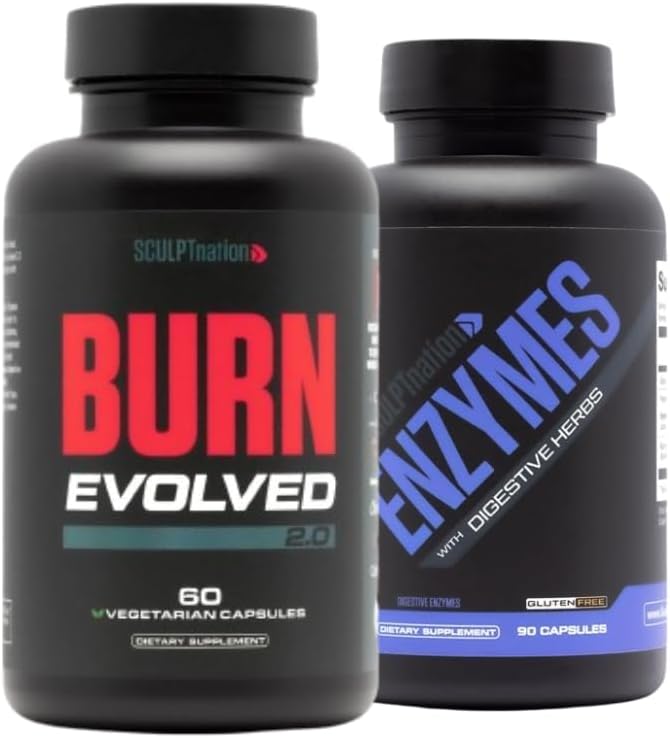 Schedpt Nation af V Shred Burn Evolved 2.0 og fordøjelsesenzymer Bundle