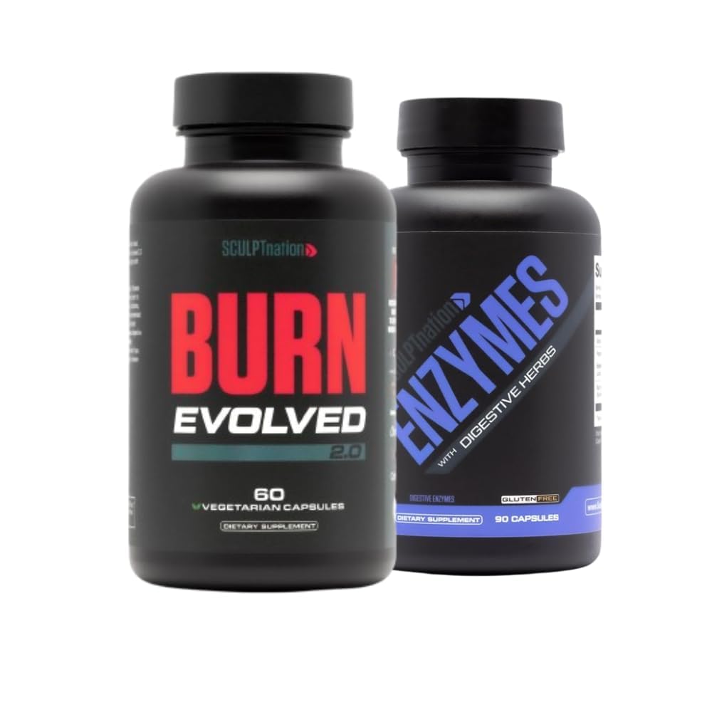 Schedpt Nation af V Shred Burn Evolved 2.0 og fordøjelsesenzymer Bundle