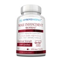 Godkendte Science ® Male Enhancement - Boost Performance and Increase Drive - 180 Veganske venlige kapsler (1 flaske)