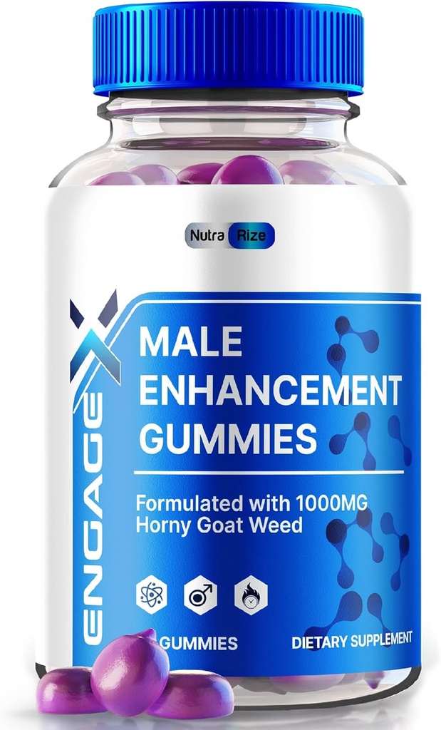 Engage X Gummies, Engage X Mand Gummy Performance Support, Alle naturlige supplement til mænd, EngageX Advanced Formel Vitamin Pills for Power and Energy, EngageX Anmeldelser (60 Gummies)