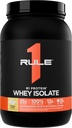 Regel 1 R1 Protein Whey Isolate - med 25g Protein & 6g BCAA Eksklusivt fra Isolated & Hydrolysed Kilder til træning Inddrivelse (2 Pounds *, Banana Creme)