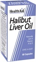 HealthAid halibut leverolie - 90 kapsler