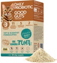 Meowbiotics gode guts til katte Probiotisk pulver, 11 Probiotiske Strops, 2 Prebiotics, 5 fordøjelsesenzymer til fordøjelsesstøtte, Tun Flavor, Probiotika til katte, Indendørs & Udendørs (30 dage)