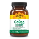 Country Life Simply CoQ10 100mg - Understøtter hjertefunktion & cellulær energi, Vegan Softels, Certified Gluten- Free, Non- GMO supplement, 60 ct - Cardiovaskulær Health Support
