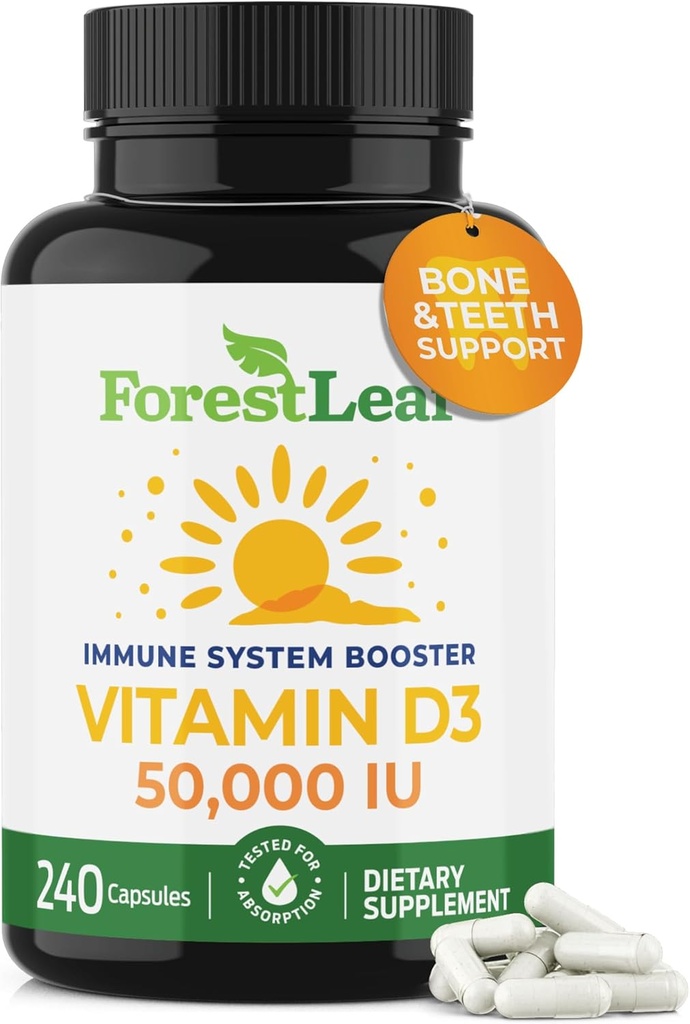 ForestLeaf Vitamin D3 50. 000 IE